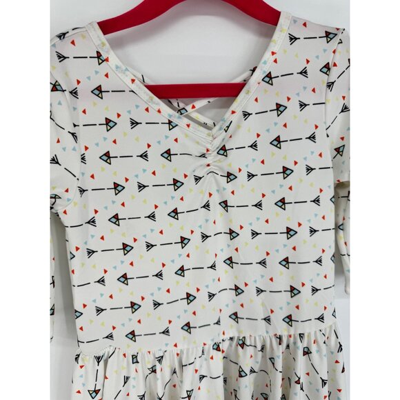 Dotdotsmile Girls Size 5/6 Ballerina Dress Multi Color Arrows New with Tags - Picture 3 of 6
